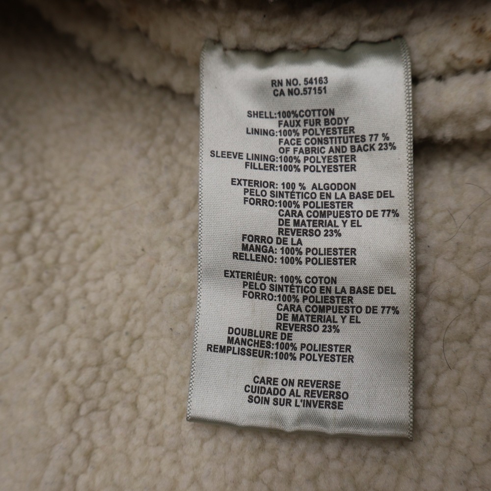 Levi's  Trucker Jacket Mens Medium Beige Corduroy Sherpa Lined Rugged‎ Full Zip - Picture 11 of 16
